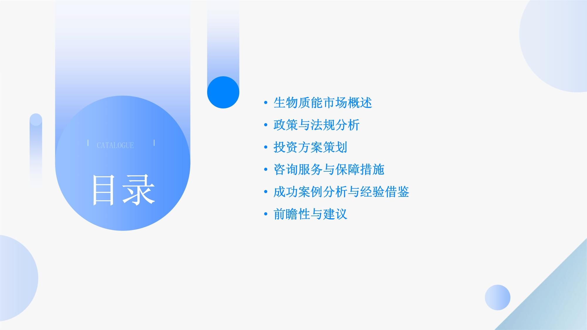 生物質能政策與法規咨詢服務投資方案分析